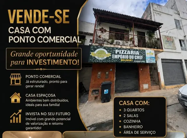 Casa com ponto comercial estruturado — foto 1