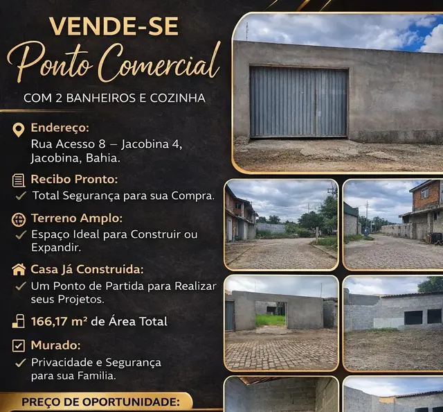 Ponto comercial na Jacobina 4 — R$ 55 mil — foto 1