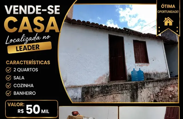 Casa 2 quartos no Leader — R$ 50 mil — foto 1